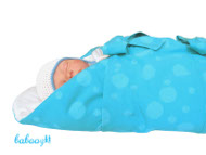 babooz® Pucktuch Batik türkis